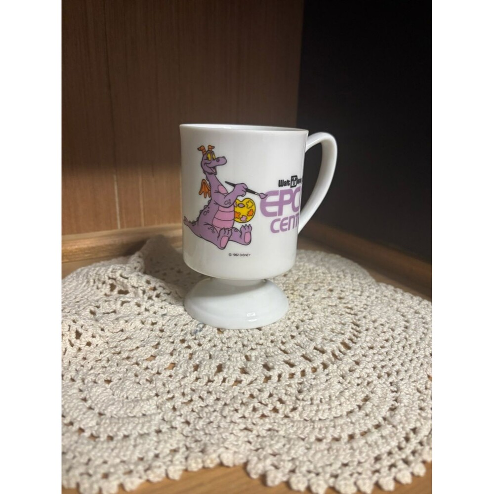 Walt Disney World Epcot Center Figment pedestal mug